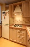 Кухня Массив дуба, цвет "Беленый+белая патина"