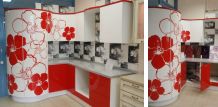 Кухня Тропикана -бесконечные комбинации цвета и рисунка   позволяют создать оригинальные дизайнерские модели.